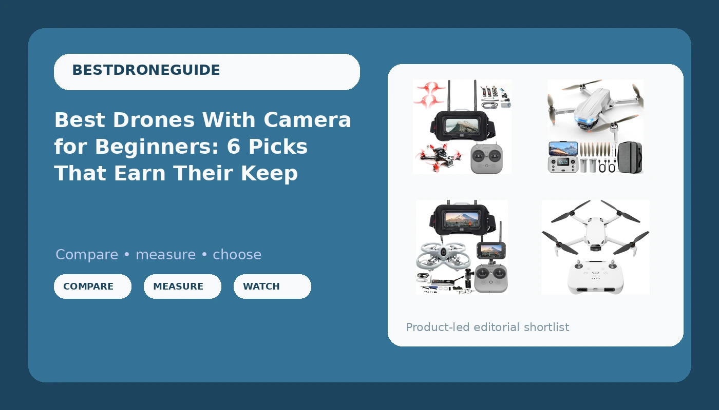 Best Drones With Camera for Beginners: 6 Picks That Earn Their Keep