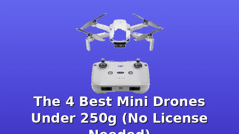 The 4 Best Mini Drones Under 250g (No License Needed) - BestDroneGuide review with measurements and honest opinion
