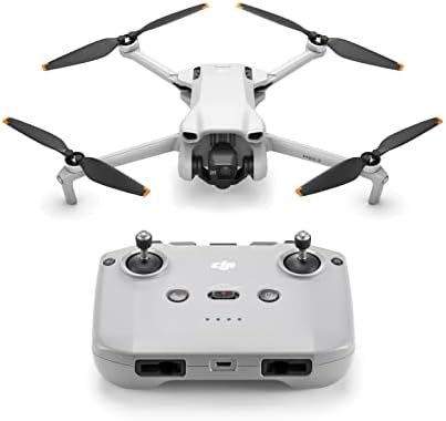 DJI Mini 3 - Lightweight and Foldable Mini Camera Drone with 4K HDR Video, 38-min Flight Time, True Vertical Shooting, and Intelligent Features (Renewed)