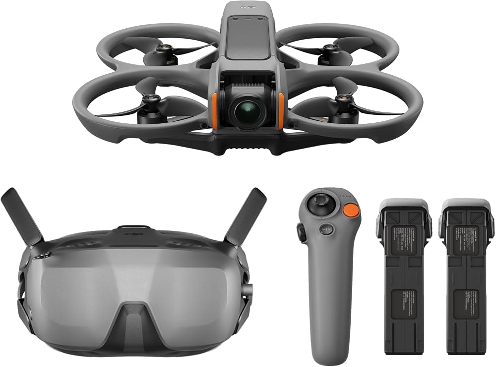 DJI Avata 2 Fly Smart Combo, FPV drone with 4K camera, Goggles N3 and RC Motion 3